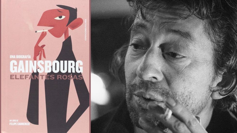 Serge Gainsbourg y libro Gainsbourg: Elefantes Rosas 20201223
