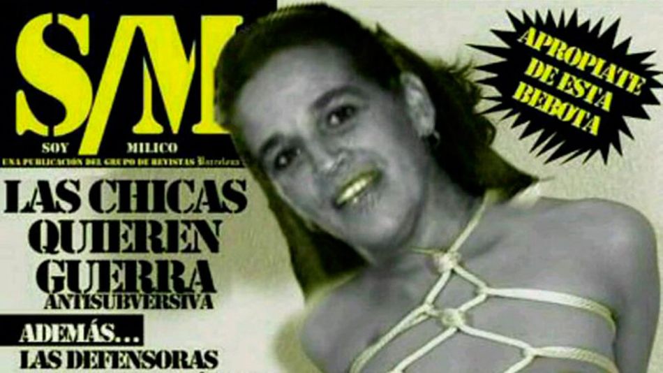La tapa de la Revista Barcelona que derivó en la demanda de Cecilia Pando, luego rechazada por la Corte Suprema.