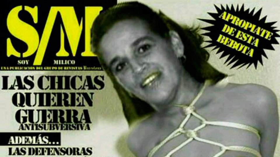 La tapa de la Revista Barcelona que derivó en la demanda de Cecilia Pando, luego rechazada por la Corte Suprema.