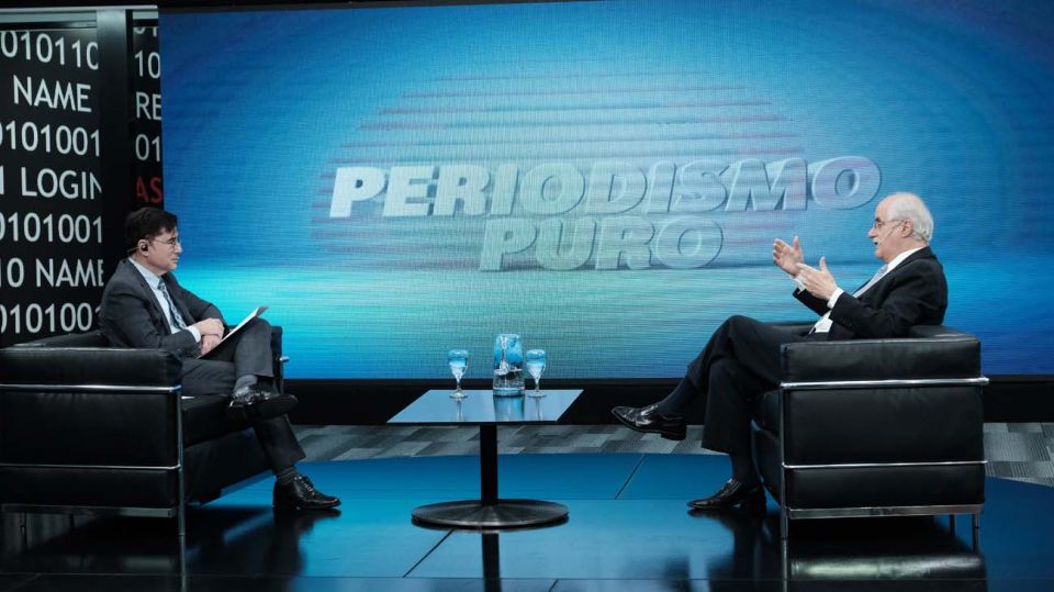Jorge Taiana, en la entrevista con Jorge Fontevecchia.