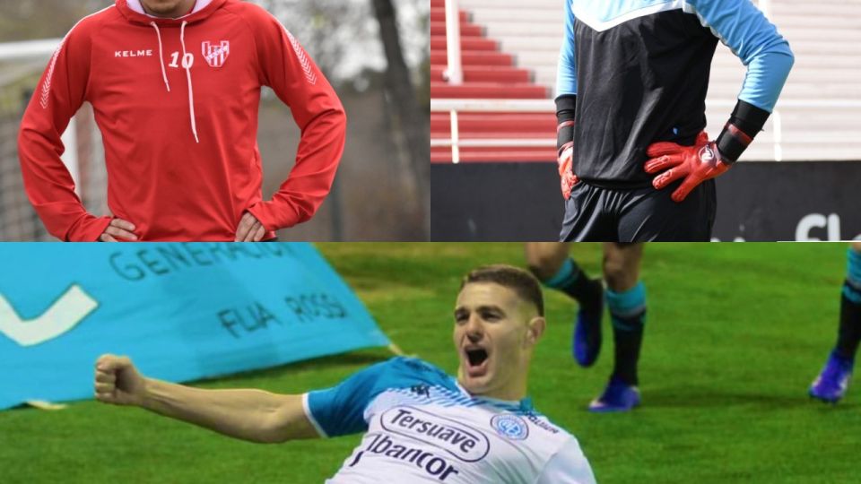 Protagonistas. Damián Arce (Instituto), Luis Ardente (Estudiantes) y Pablo Vegetti (Belgrano).
