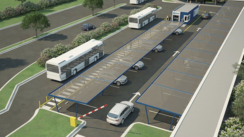 CAPACIDAD. Serán 50 cocheras dentro del aeropuerto.