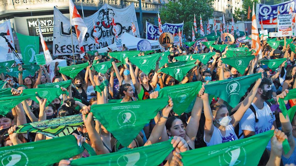 Expectativa. Tras el fracaso de 2018, la marea verde confía en revertir el voto negativo del Senado.