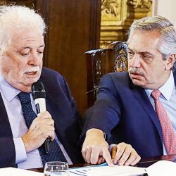 Alberto Fernández y Ginés González García