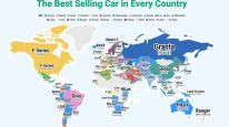 ¿Cuáles son los autos más vendidos y populares del mundo por país?
