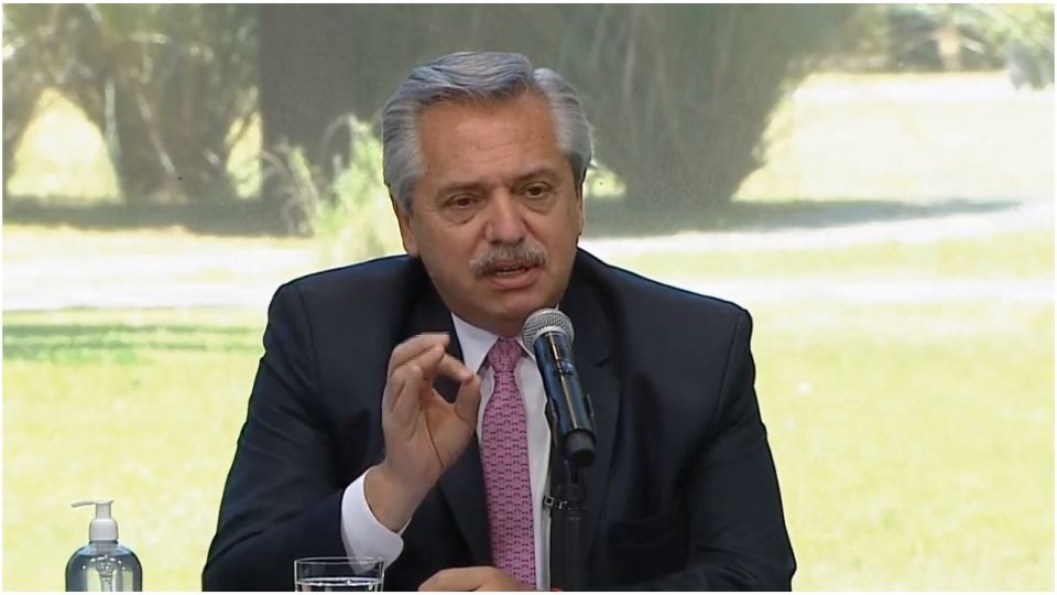 Alberto Fernández presentó un plan de viviendas en el conurbano.