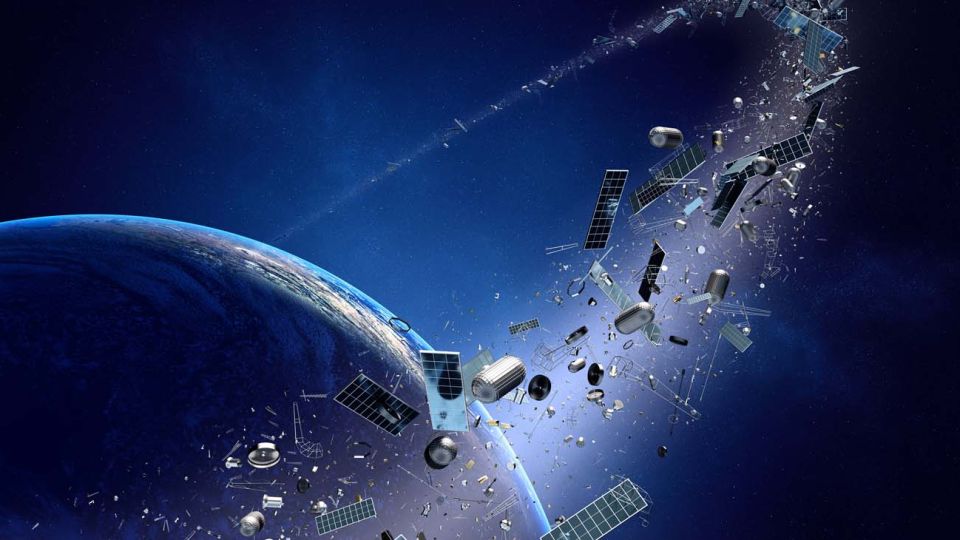 Basura espacial.