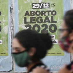Vigilia por el aborto.