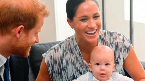 El príncipe Harry, Meghan Markle y Archie
