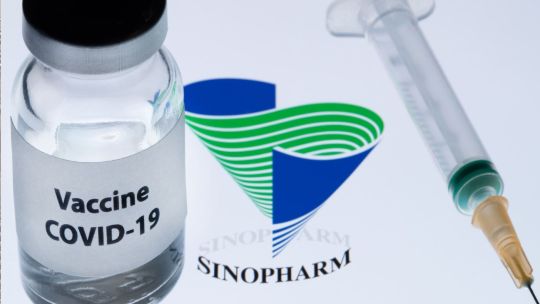 El laboratorio chino Sinopharm reveló la eficacia de su preparado.