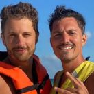 Las vacaciones de Guido Zaffora y su novio en Playa del Carmen