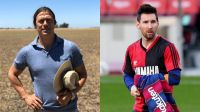 Matías Almeyda y Lionel Messi 