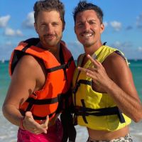 Las vacaciones de Guido Zaffora y su novio en Playa del Carmen