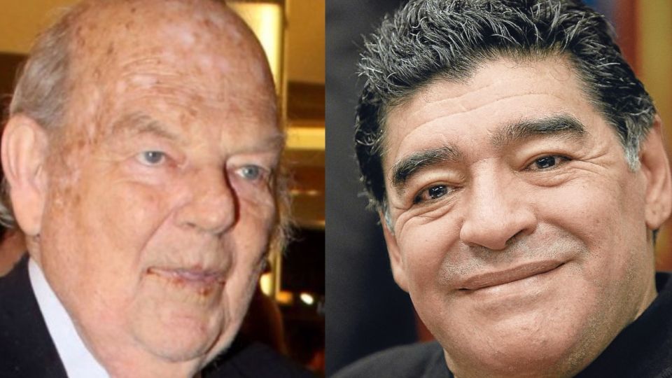 Bartolome Mitre y Diego Maradona.