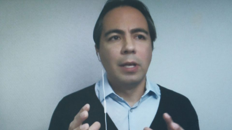 Julián Cárdenas, en la entrevista con Jorge Fontevecchia.