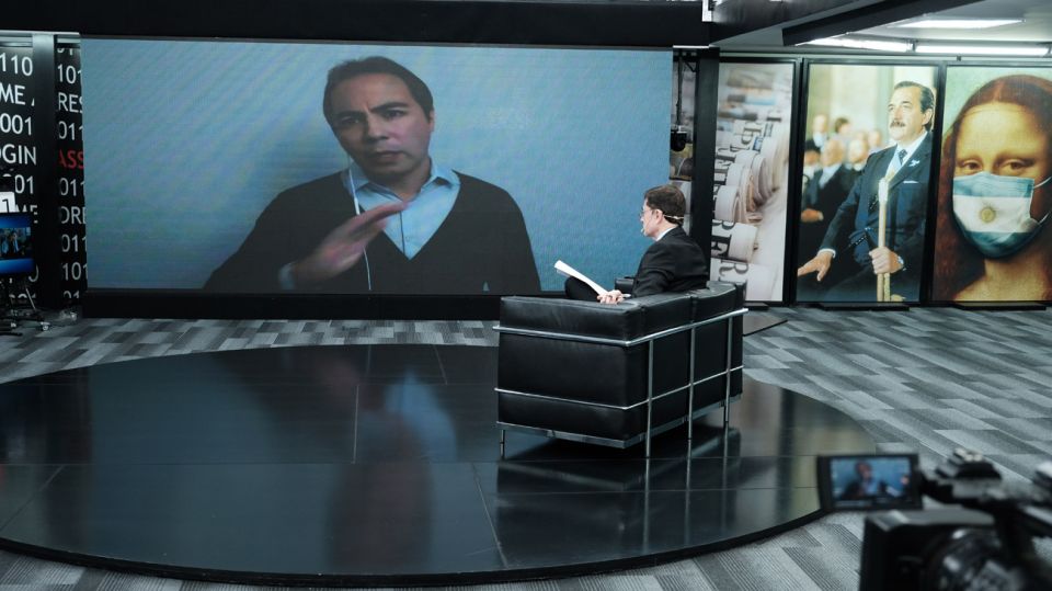 Julián Cárdenas, en la entrevista con Jorge Fontevecchia.