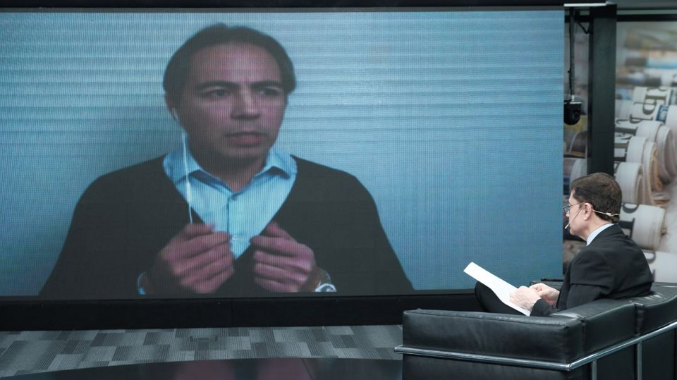 Julián Cárdenas, en la entrevista con Jorge Fontevecchia.