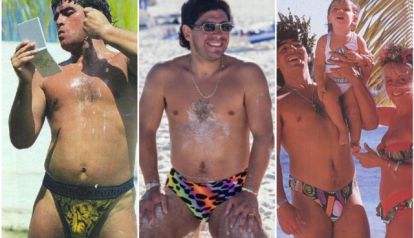 Sunga: la moda que impuso Maradona en los 90's y que hoy volvió a las playas argentinas