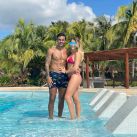 VIDEO | Las soñadas vacaciones de Fabián Cubero y Mica Viciconte en el Caribe
