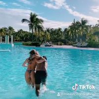 VIDEO | Las soñadas vacaciones de Fabián Cubero y Mica Viciconte en el Caribe
