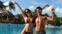 VIDEO | Las soñadas vacaciones de Fabián Cubero y Mica Viciconte en el Caribe