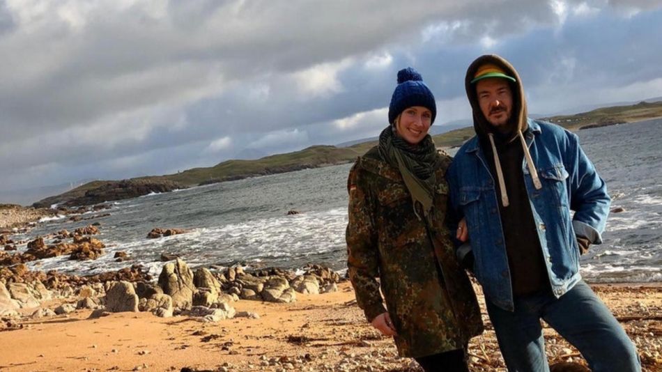Pareja Isla Irlanda