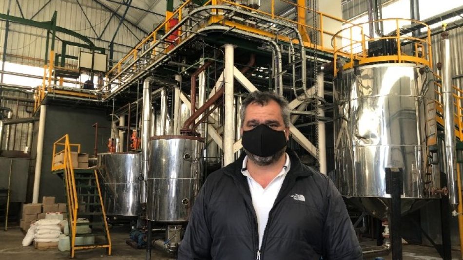 Planta recicladora de aceite