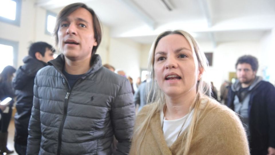La diputada Carolina Piparo y su marido Juan Ignacio Buzali.