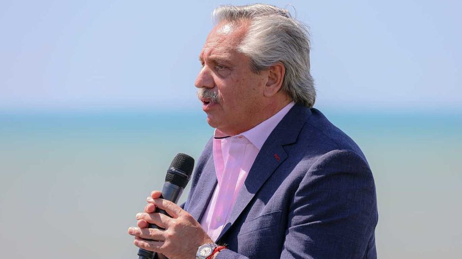 El presidente Alberto Fernández