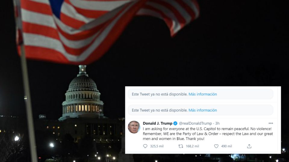 Twitter y Facebook toman medidas contra Trump tras la violencia del Capitolio