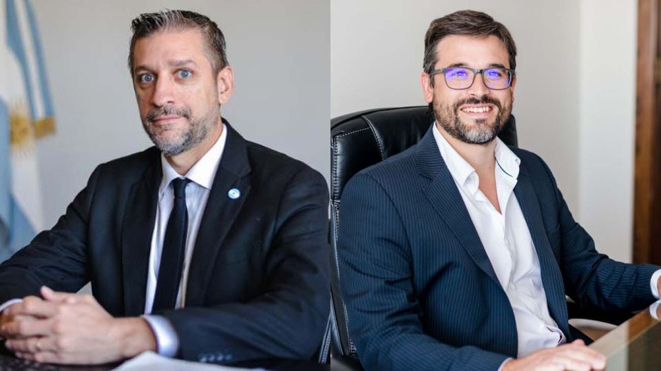 Mariano Sardi y Fernando Morra, en el Ministerio Economía