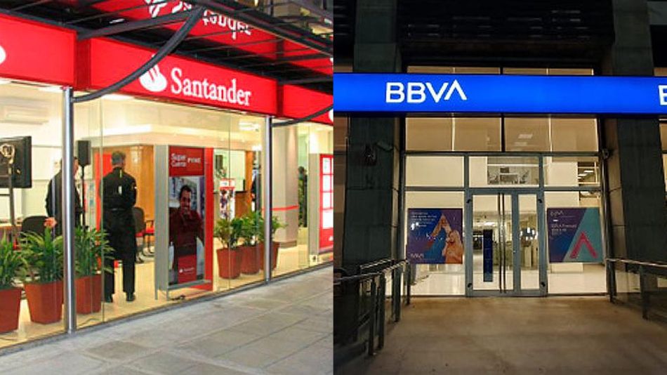 Bancos Santander y BBVA 20210107