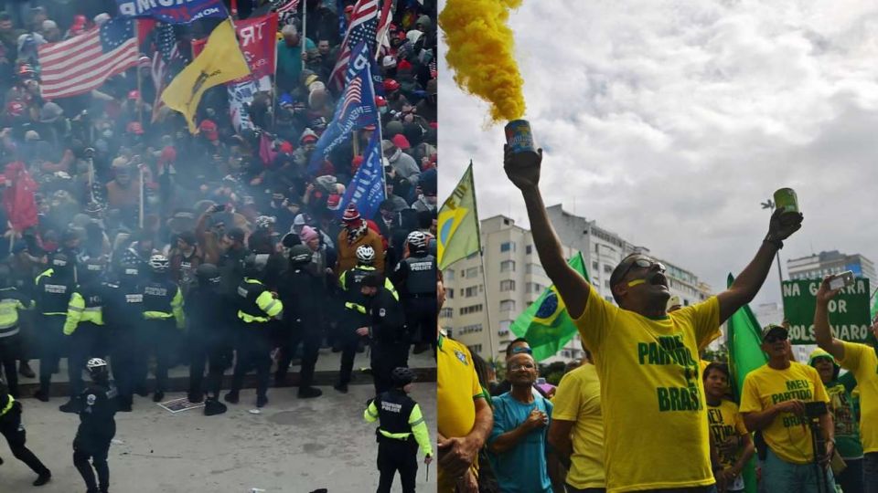 Trump y Bolsonaro tienen seguidores fanatizados y violentos.
