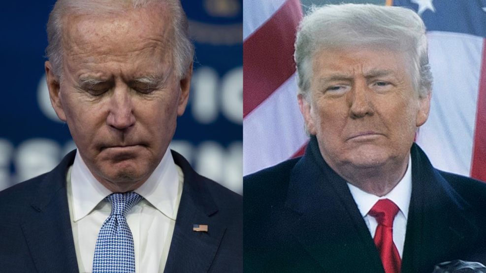 Joe Biden y Donald Trump 20210107