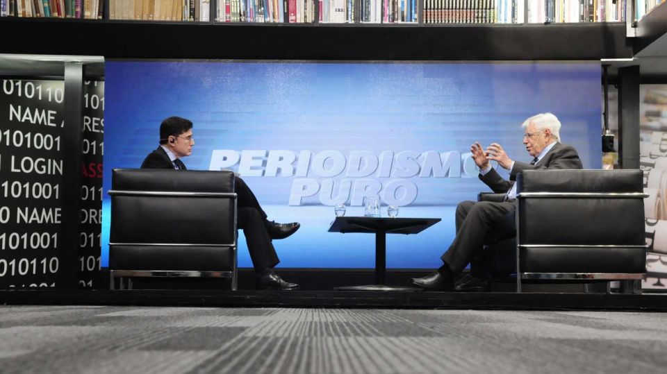 Luis Chiozza, en la entrevista con Jorge Fontevecchia.