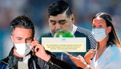 Leopoldo Luque - Diego Maradona - Agustina Cosachov