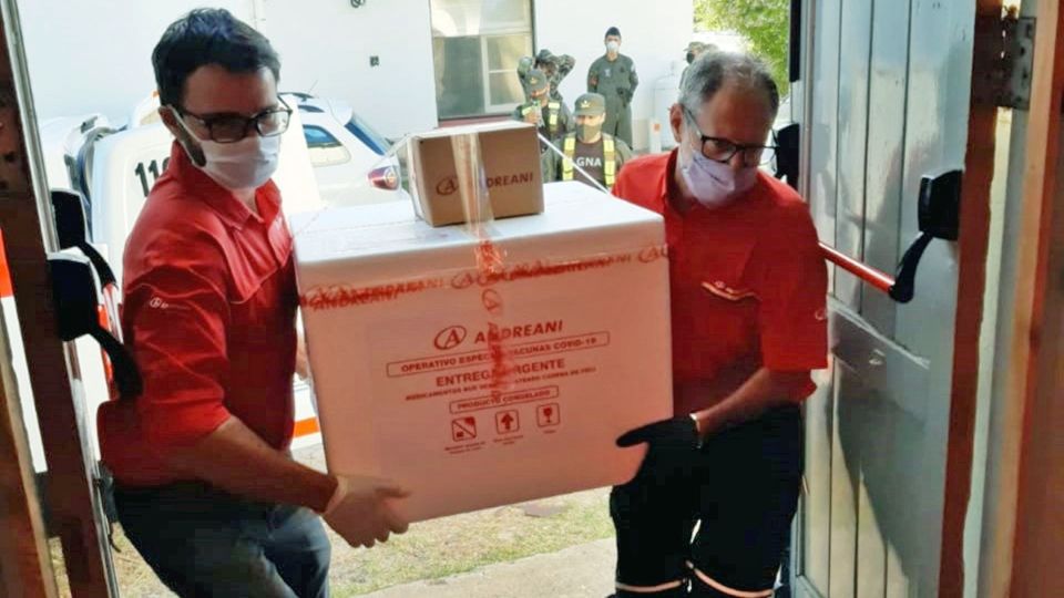 Avanza la distribución de vacunas en todo el país.