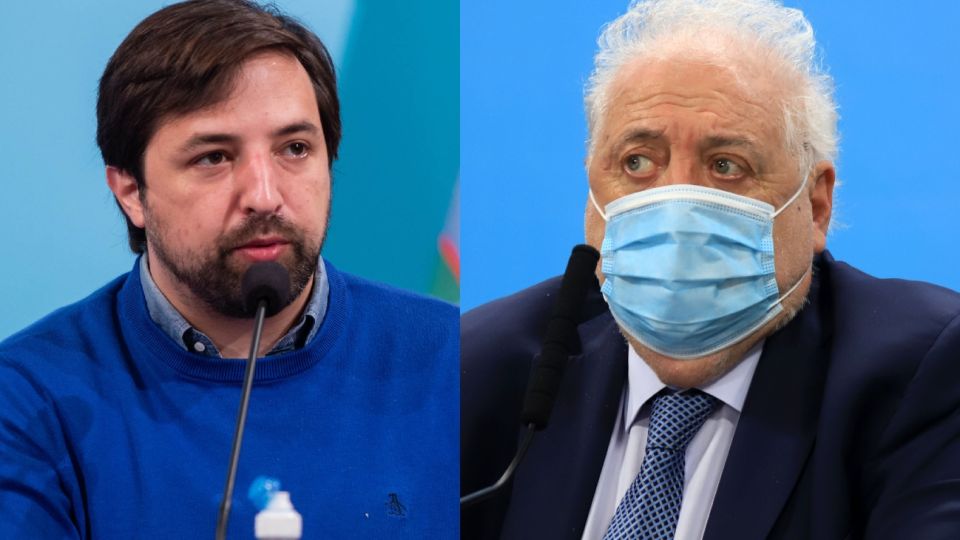Nicolás Kreplak y Ginés González García, ministros de la cartera de salud.