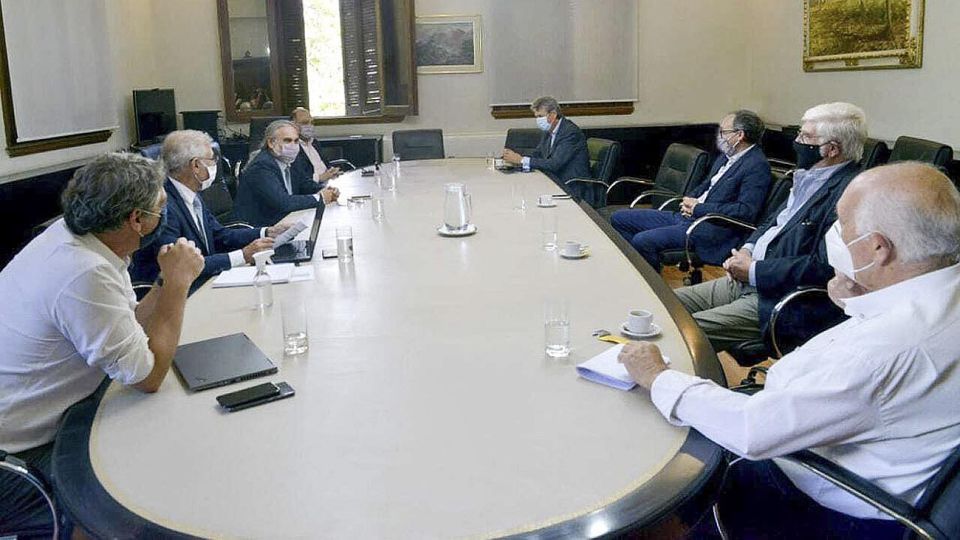 Reunión en el Ministerio de Agricultura.