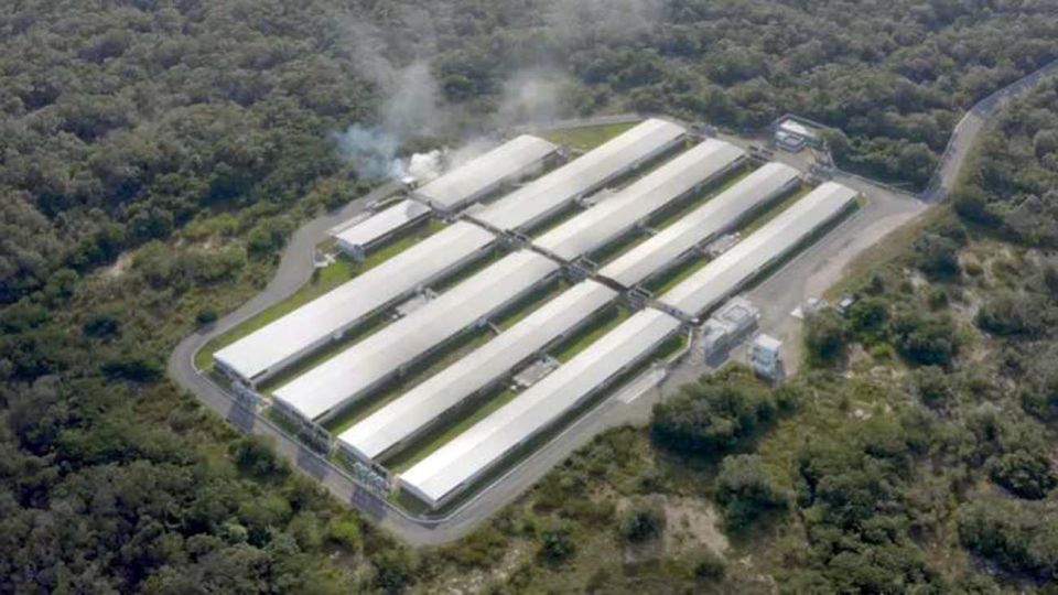 Una de las granjas de producción de cerdos ubicada en Yucatán, México.