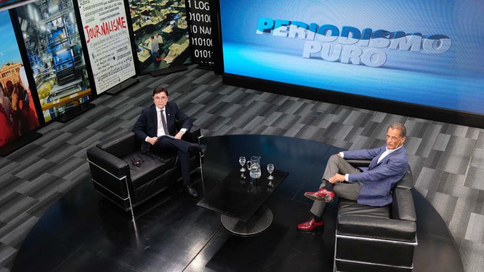 Claudio Belocopitt, en la entrevista con Jorge Fontevecchia.