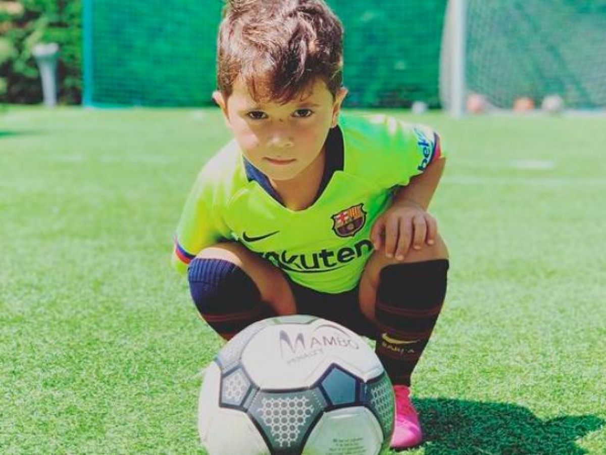 Caras | Mateo Messi: su "loca" manera de festejar los goles de su padre