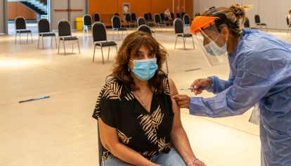 BELFIORE. En el transcurso de la semana, la directora del programa de Inmunizaciones del Ministerio de Salud se vacunó.