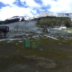 El Cerro Chapelco fue uno de los que mayor cantidad de nieve recibió.