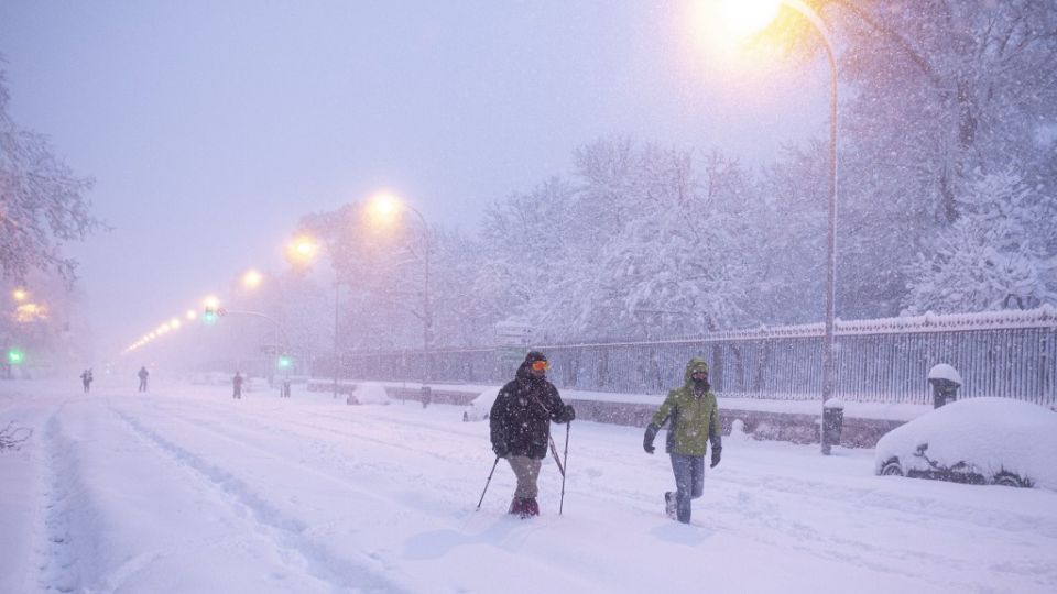 Tormenta de nieve "Filomena" en España.