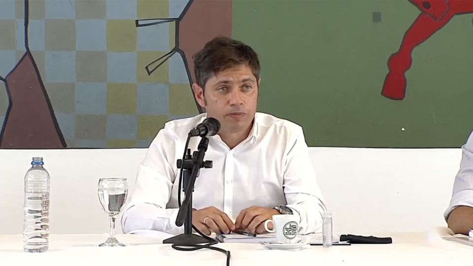 El gobernador de la provincia de Buenos Aires, Axel Kicillof