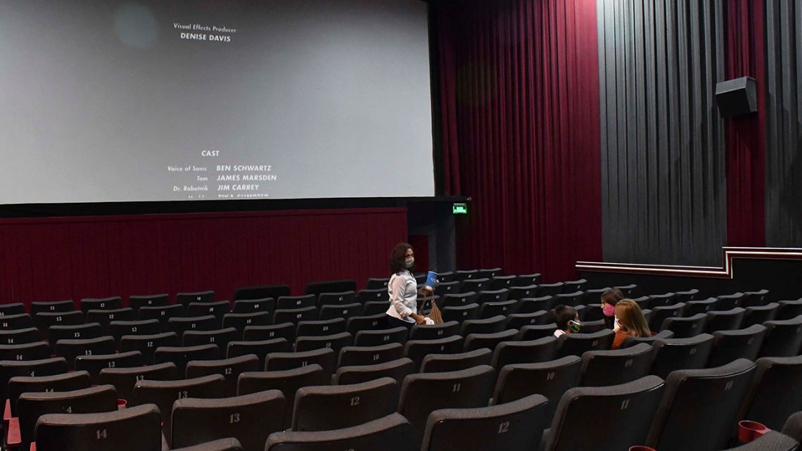 Cinema theatre in Cordoba, Argentina.