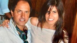 Daniel Scioli y su hija mayor, Lorena
