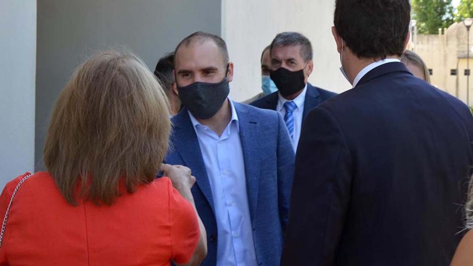 Ministro de economía Martin Guzmán sigue visitando empresarios provinciales.