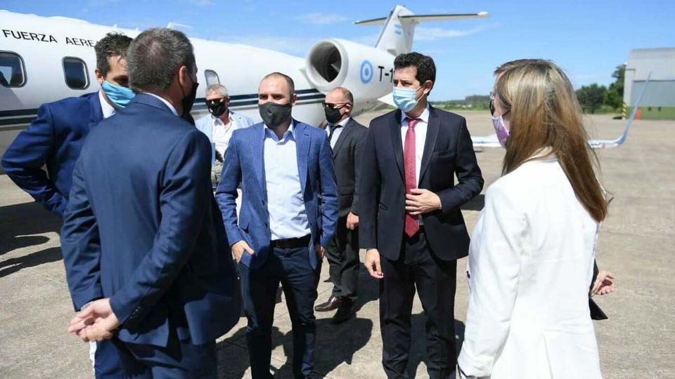 Recorrida de los ministros De Pedro y Guzman por Entre Ríos.